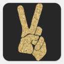 Search for hand sign for peace stickers Hippie