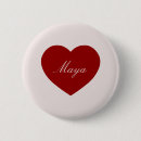 Search for heart shape badges Red