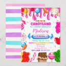 Search for candy land invitations Rainbow colourful