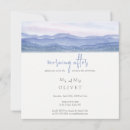 Search for purple mountain invitations Watercolor