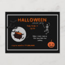 Search for orange halloween invitations Bat