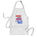 Search for procrastinator aprons Humour