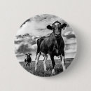 Search for farm animal badges Black and white