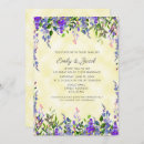 Search for lavender and yellow wedding invitations Purple