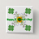 Search for st patrick day badges Clover