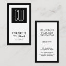Search for plain white business cards Elegant