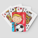 Search for soccer playing cards Boys