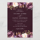 Search for burgundy purple wedding invitations Rustic