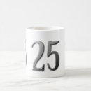 Search for twenty five mugs Silver