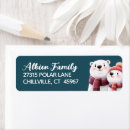 Search for polar bear return address labels Winter