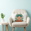 Search for colorful cushions Illustration