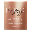Search for 50 and fabulous posters Rose gold