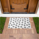 Search for black dog doormats Black and white