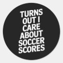 Search for defender stickers Soccer saying