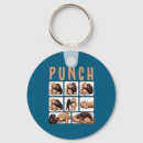 Search for love monkey key rings Red and pink