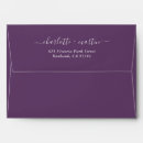 Search for purple wedding envelopes Calligraphy