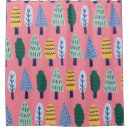 Search for pine trees shower curtains Illustration