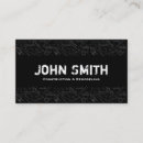 Search for type business cards Black