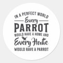 Search for funny parrot stickers Birds