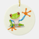 Search for amphibian christmas tree decorations Illustration