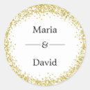 Search for confetti wedding stickers Minimalist