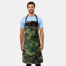 Search for hunter green aprons Military uniform