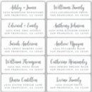 Search for hand lettered wedding stickers Black and white