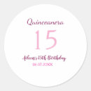 Search for pink quinceanera stickers Quinceanera 15th birthday