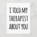 Search for therapists postcards Funny