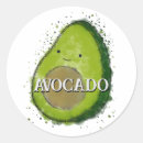 Search for cute avocado stickers Kawaii