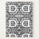 Search for letter d gifts Black and white