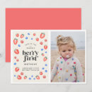 Search for strawberry birthday invitations Blueberry