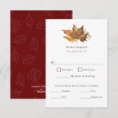 Search for fall wedding rsvp cards Burgundy
