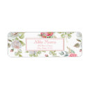 Search for with roses return address labels Elegant floral
