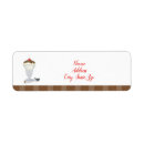 Search for icing return address labels Chocolate