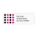 Search for hot pink return address labels Retro