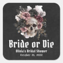Search for floral skull stickers Bridal shower