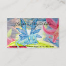 Search for faeries business cards Purple