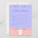 Search for diaper pin invitations Blue