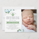 Search for rustic christening invitations Calligraphy