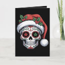 Search for day of the dead christmas cards Santa