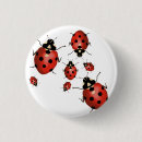 Search for cute bugs badges Red