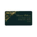 Search for classic damask return address labels Classy