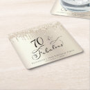 Search for 70th birthday coasters Chic