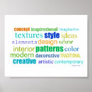 Search for unique designs posters Interior design