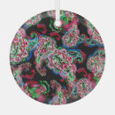 Search for paisley pattern christmas tree decorations Abstract