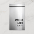 Search for stainless steel business cards Aluminium