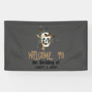 Search for halloween wedding banners Skull