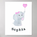 Search for elephant decor nursery posters Baby girl
