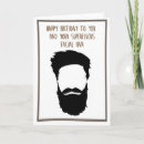 Search for beard birthday cards Humour